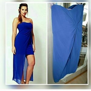 Strapless Overlay Dress